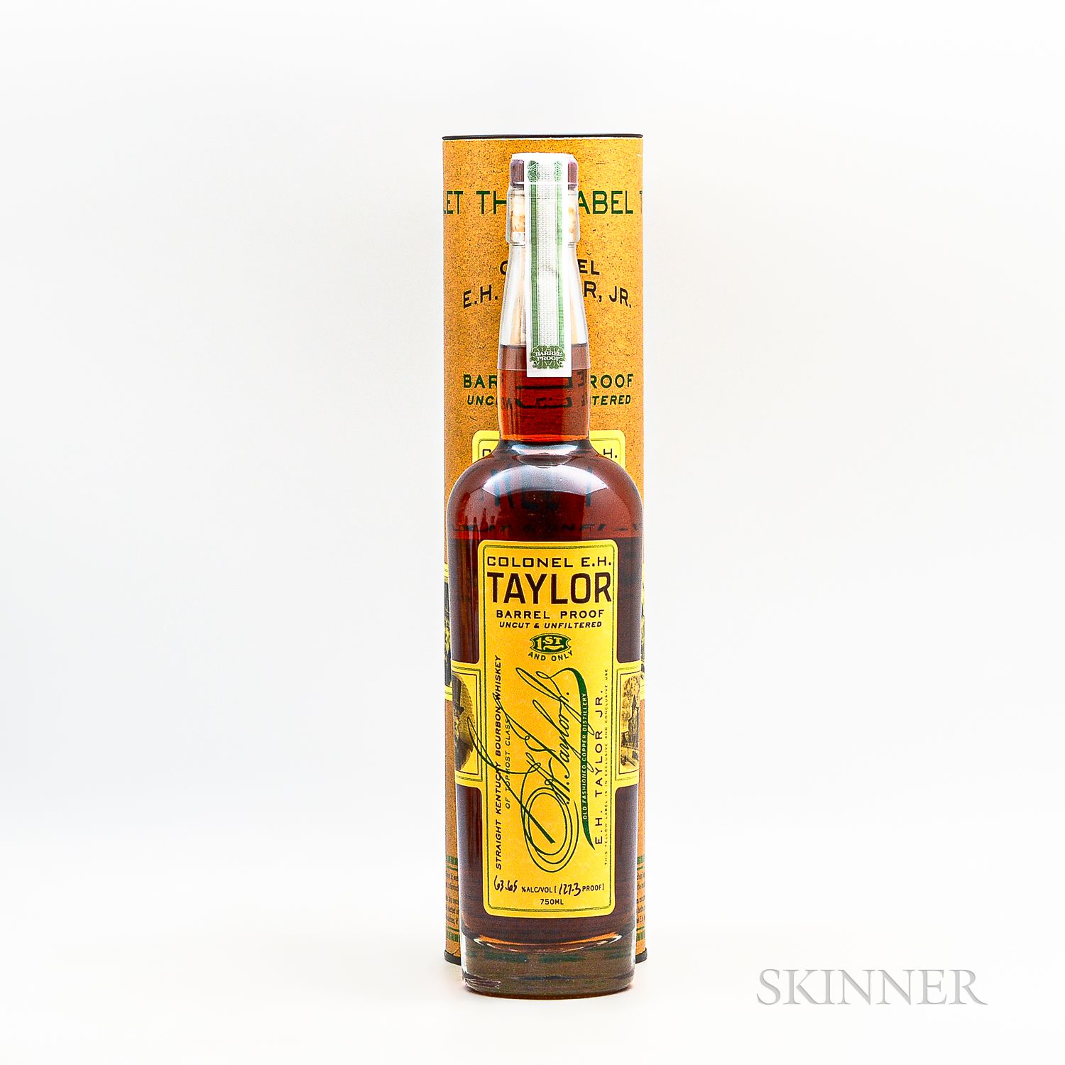 Sold at auction Colonel EH Taylor Barrel Proof, 1 750ml bottle Auction